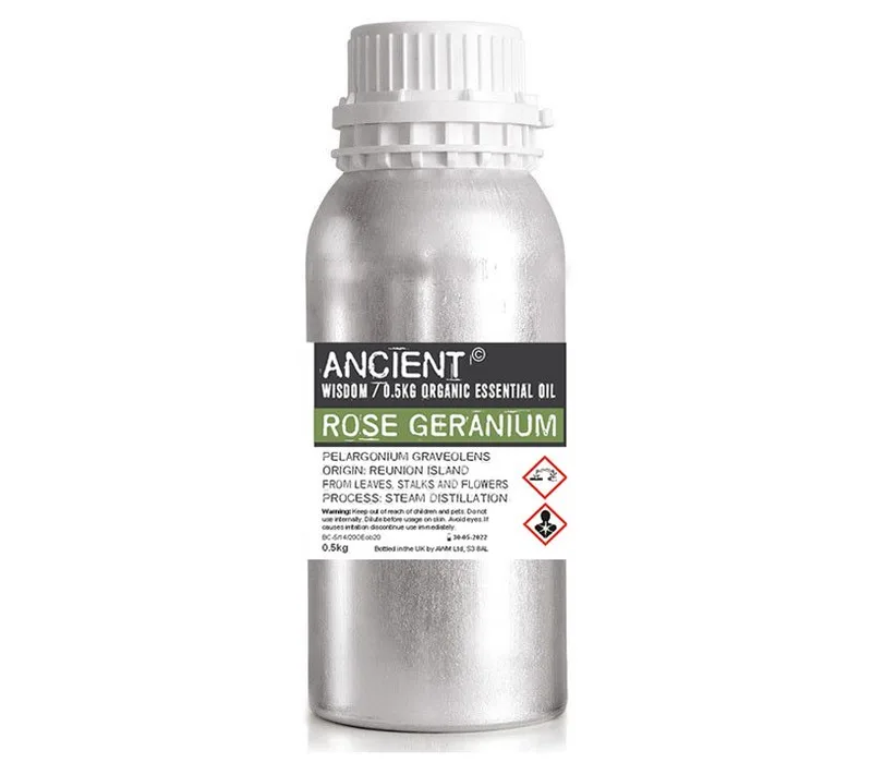 Rosa Geranium Organic Essenziale Olio 0.5kg