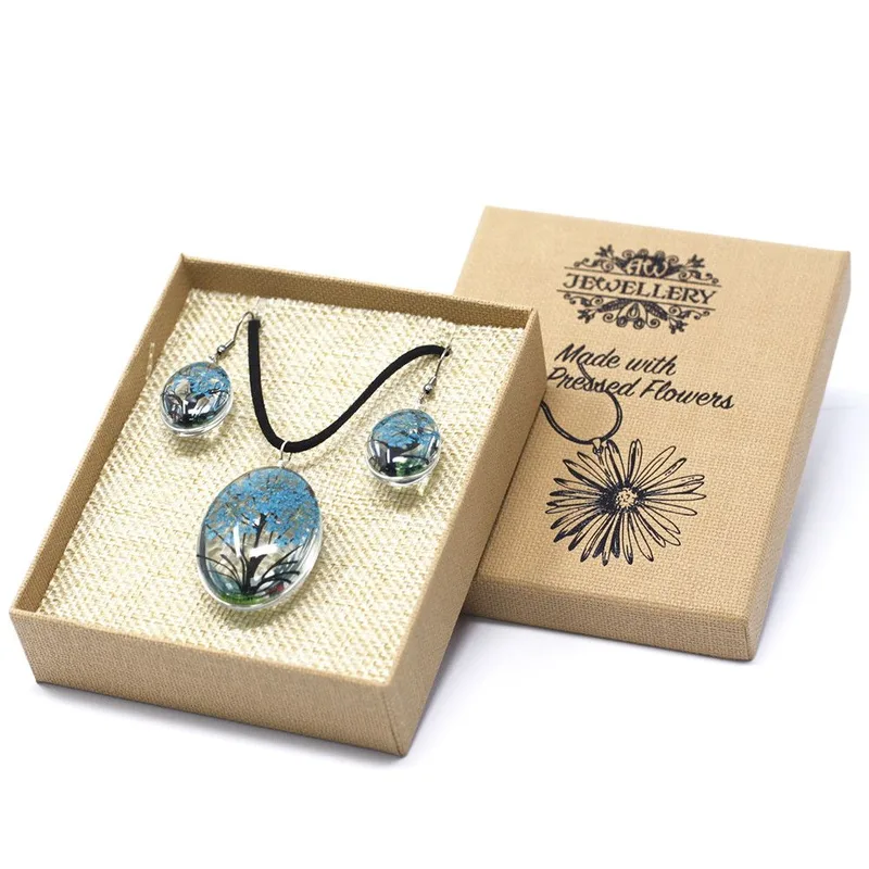 Pressed Fiori Albero of Life Set Teal