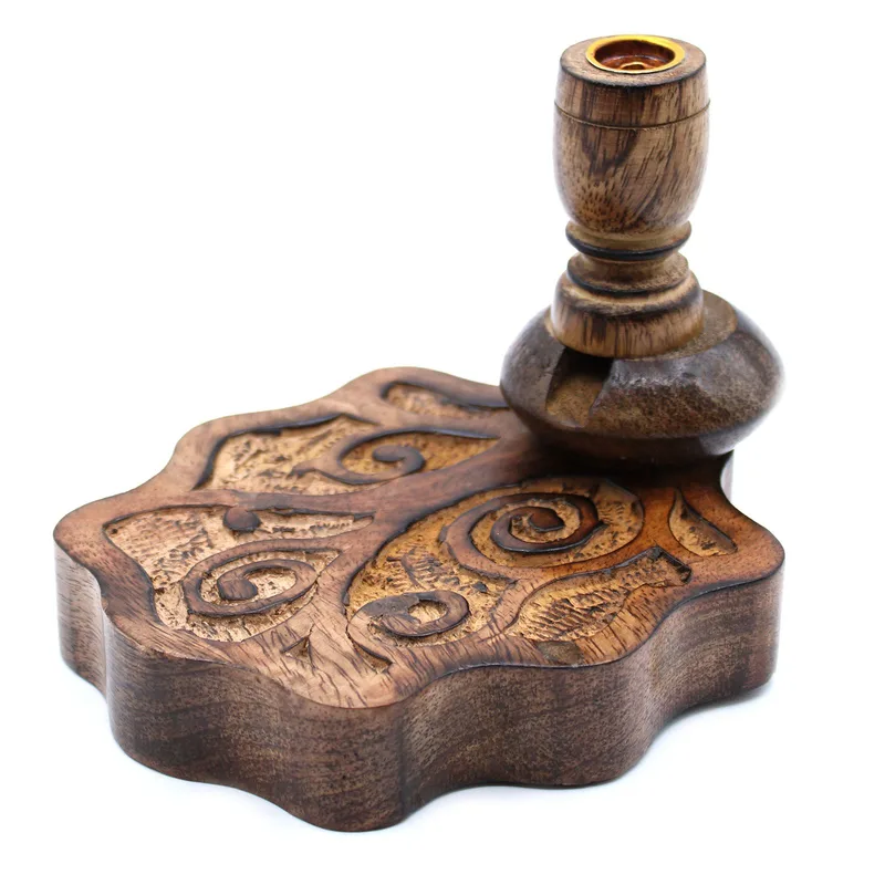 Sm Mango Legno Backflow Bruciatore Albero of Life