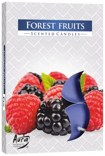 Set di 6 Candele Profumate - Frutti di Bosco