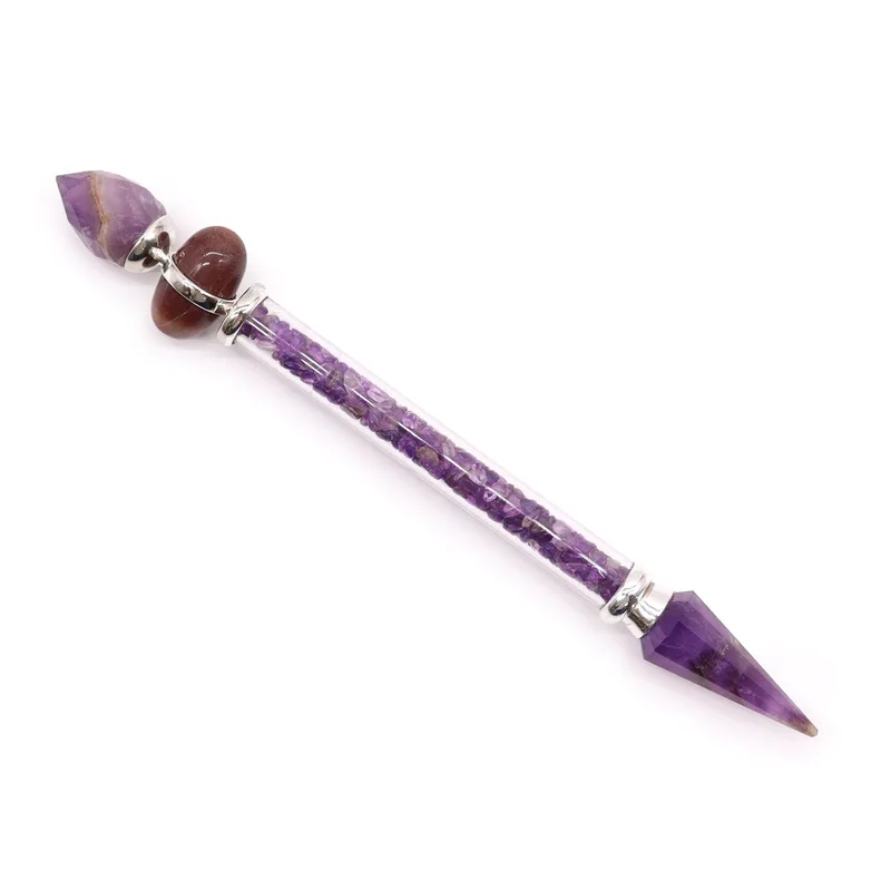 Shiva Lingam Magic Wand Amethyst Success