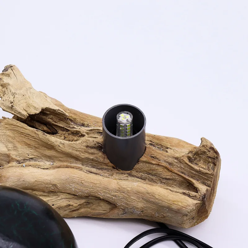 DriftGlow Lamp Emerald Crackle Shade — foto 5