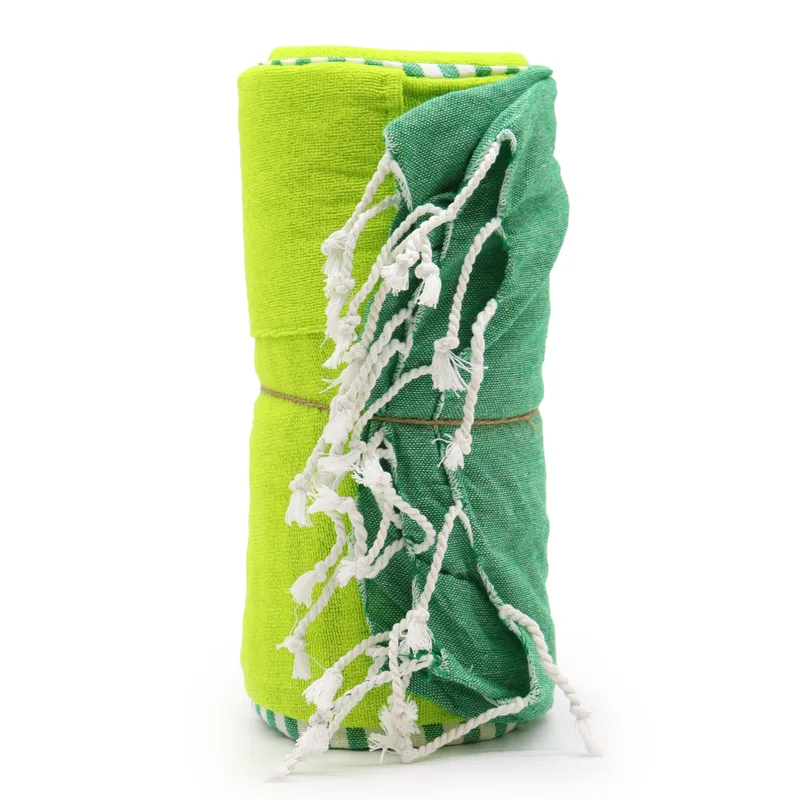 Cotton Pario Towel - 100x180 cm - Picnick Verde