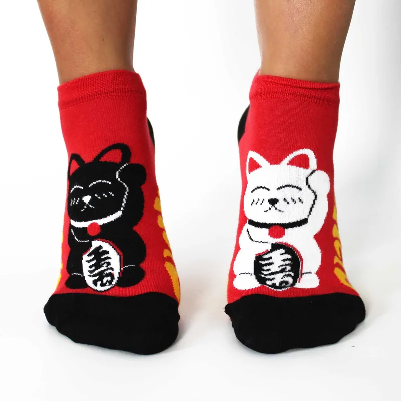 M/L Hop Hare Bamboo Socks Low (41-46) - Lucky Cat — foto 6
