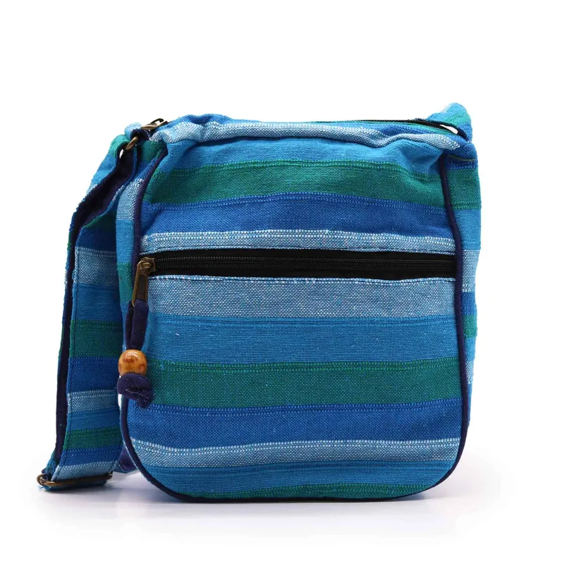 Lrg Nepal Sling Bag Blu Rivers