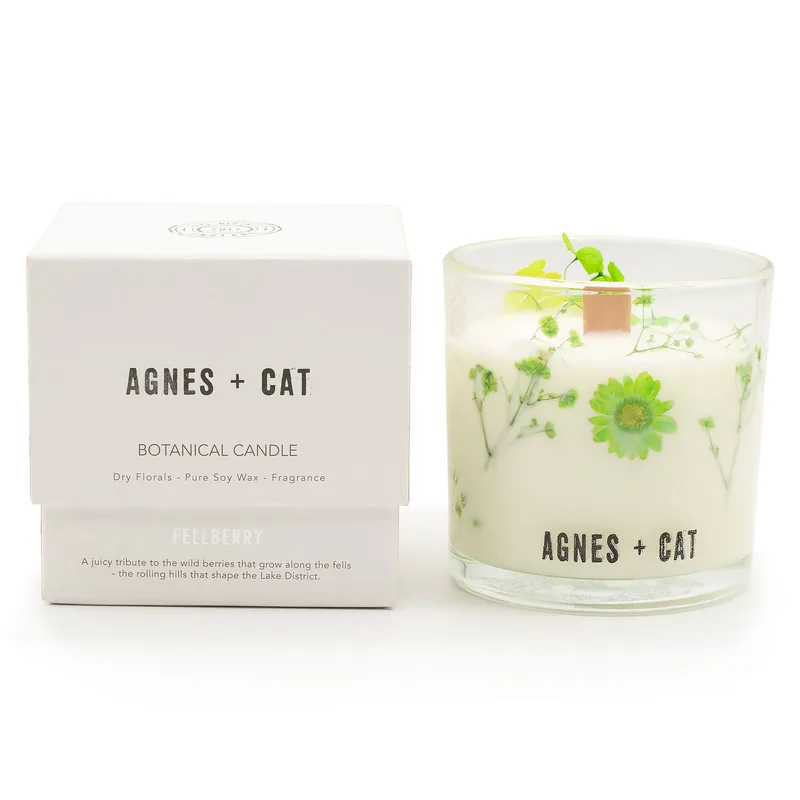 Agnes + Cat Botanical Soy Cera Candela Fellberry — foto 3