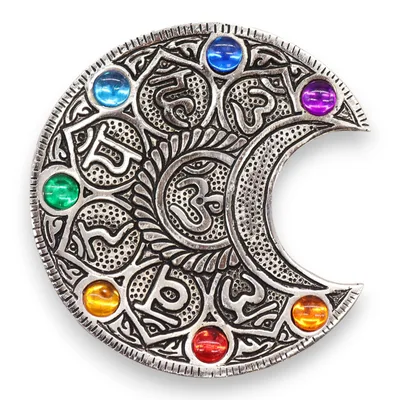 Seven Chakra Moon Incenso Porta 11.5cm — foto 3