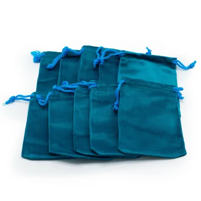 100x Large Velvet Pouch 9x12cm — foto 3