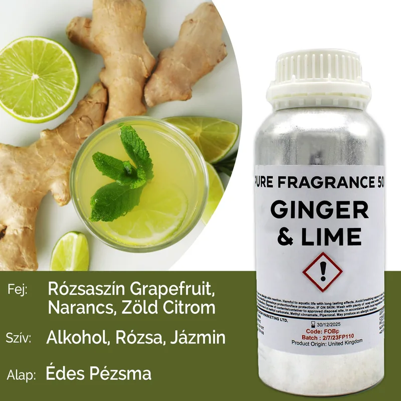 Ginger & Lime Puro Profumo Olio 500ml — foto 4