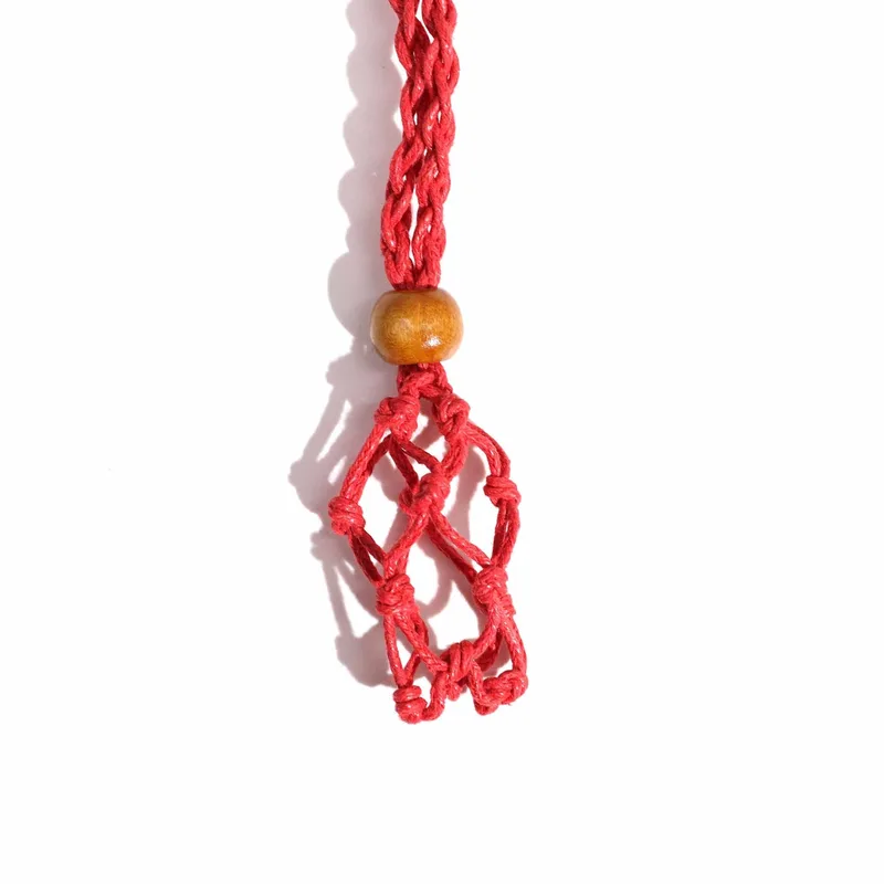 Crystal Gemstone Necklace Cord 45cm/18inch - Red — foto 3