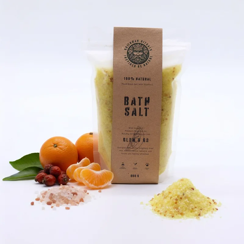 Greenman Rituals Vitamin C & Mandarin Epsom Bagno Salt – Glow & Go — foto 2