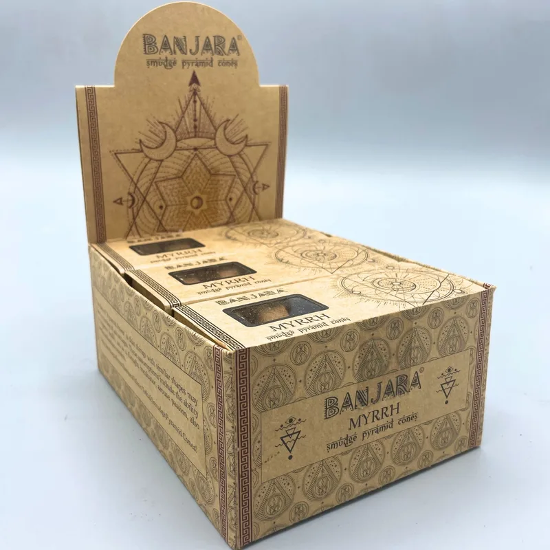 Banjara Smudge Pyramid Cones Myrrh — foto 4