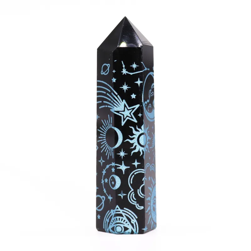 Nero Obsidian Points Mystic Story Sky Blu — foto 1