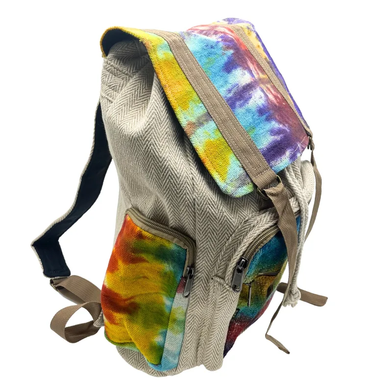 Tiedye Hemp Large Square Backpack — foto 4