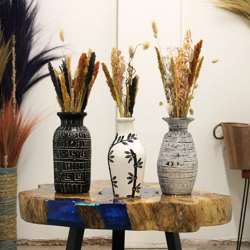Greek Straight Vase Chocolate — foto 4