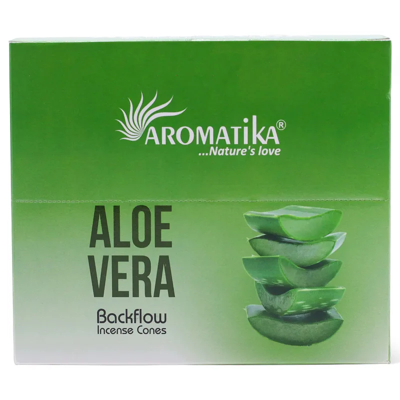 Masala Backflow Incenso pack of 10 Aloe Vera — foto 4