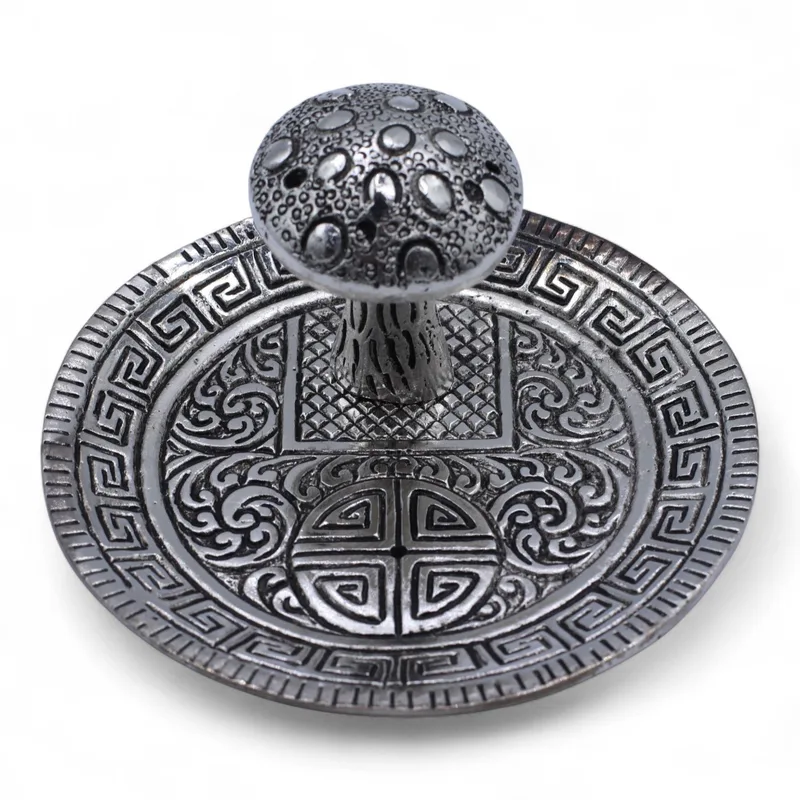 Mushroom Plate - Argento Effect - Incenso Porta — foto 1