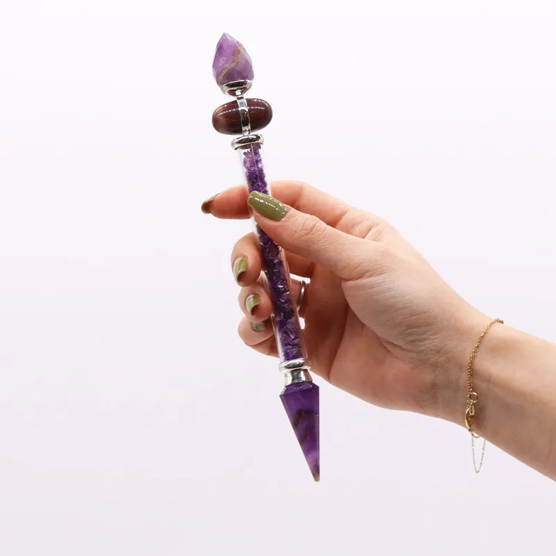 Shiva Lingam Magic Wand Amethyst Success — foto 1