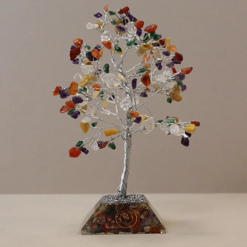 Gemstone Albero with Organite Base 160 Stone Multi — foto 3