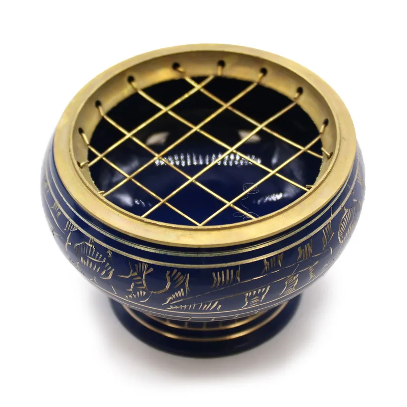 Chakra Tall Charcoal Incenso Jar Throat — foto 1