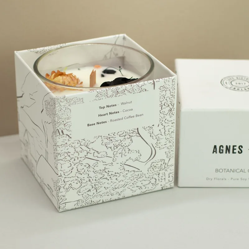 Agnes + Cat Botanical Soy Cera Candela Lakeland Mocha