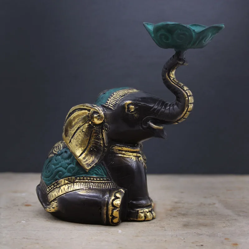 Medium Elephant Candela / Incenso Porta