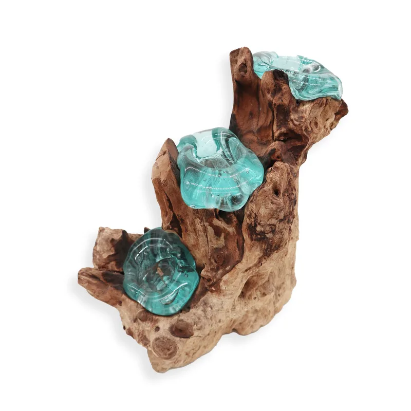 Molton Glass Triple Candela Porta on Legno — foto 1
