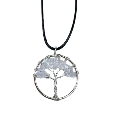 Pendente Albero della Vita – Cristallo di Roccia