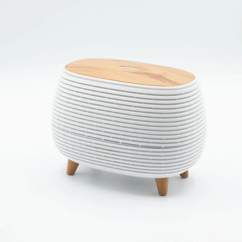 Futuristic Ribbed Aroma Diffusore with Colour-Changing Light — foto 1