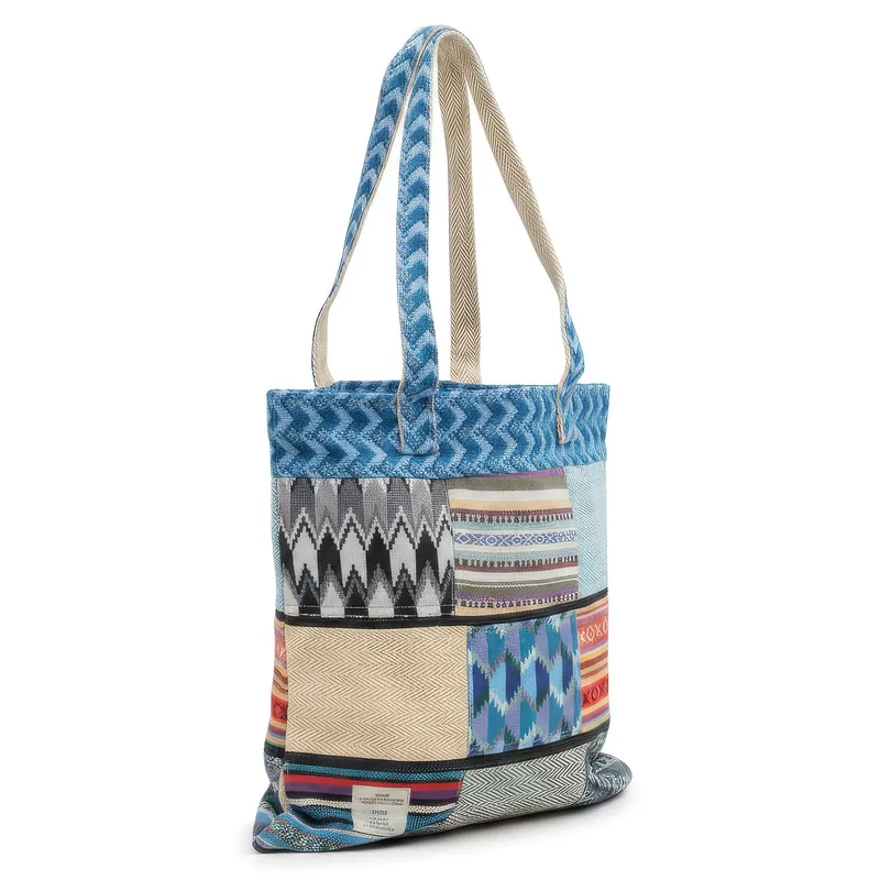 Patchwork Kathmandu Tote Bag Dhaka Design — foto 1