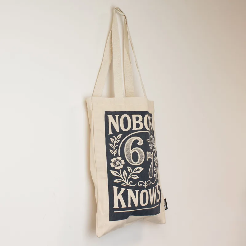 Nomad Sari Iconic Toni Tote Bag - Nobody Knows 67 - Naturale 10oz
