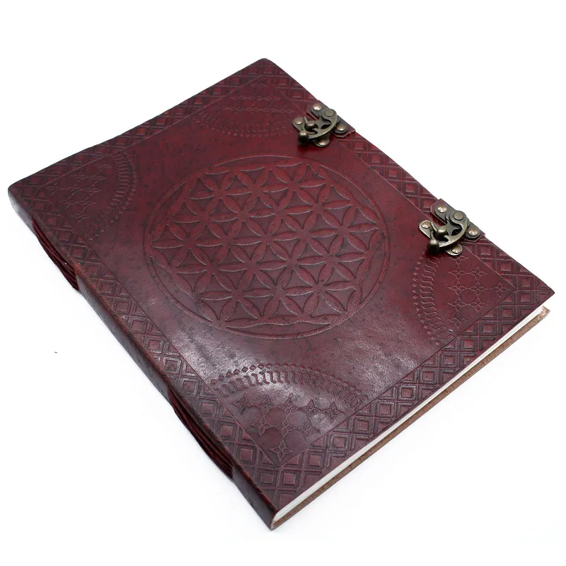 Huge Fiore of Life Leather Book 10x13 — foto 2