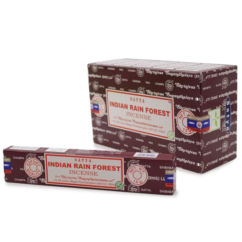 Satya Incenso Sticks 15g - Indian Rain Forest