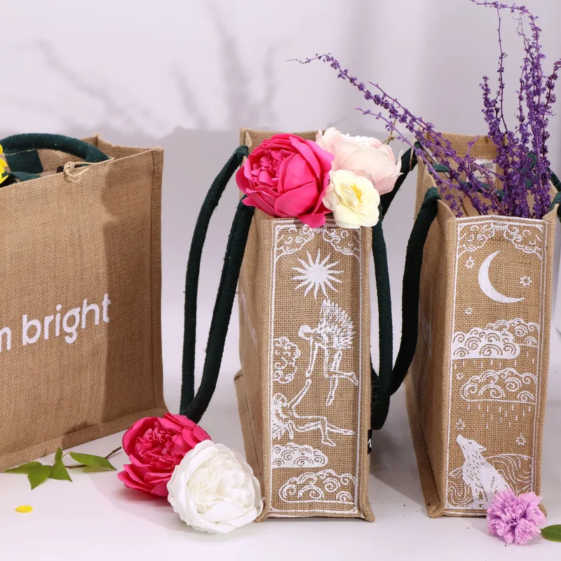 Hop Hare Jute Big Bag - I am Strong — foto 6