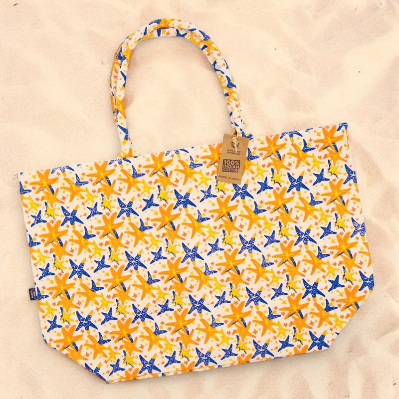 Big Bright Bag Abstract Starfish — foto 1