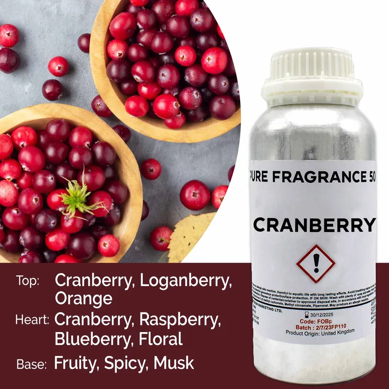 Cranberry Puro Profumo Olio 500ml — foto 2