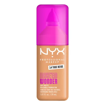 Nyx Make'em Wonder Foundation 14-True Beige 30ml