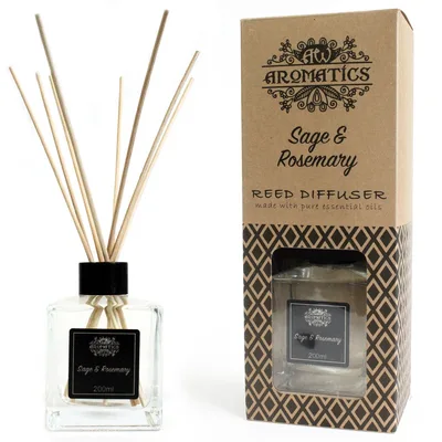 200ml Sage & Rosemary Essenziale Olio Reed Diffusore — foto 5