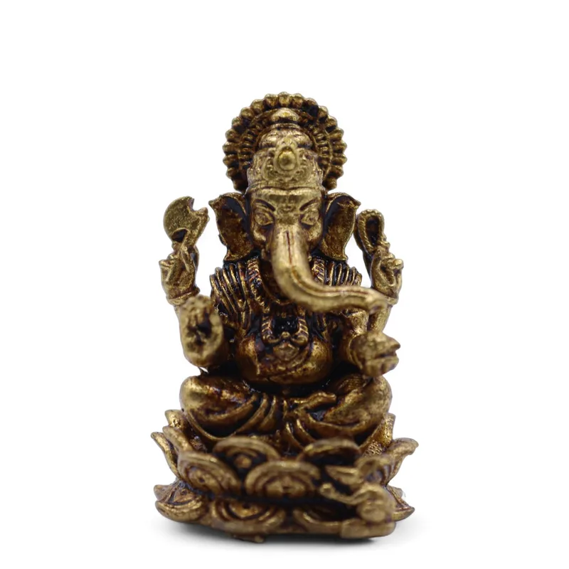 Brass Miniature Gods - Ganesha (12gms) - 30mm — foto 6