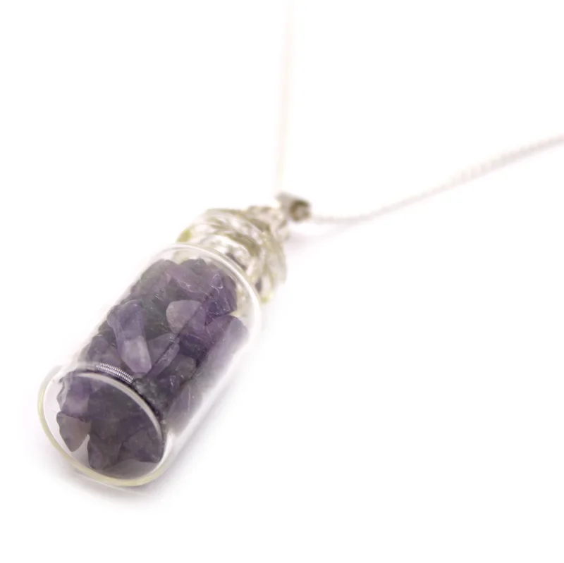 Bottled Gemstones Necklace Amethyst — foto 1