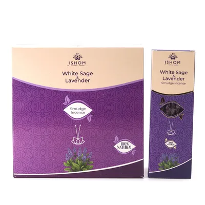 Ishom Smudge Incenso - Bianco Sage & Lavanda