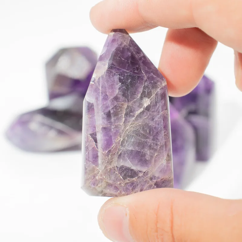 Gemstone Points approx 6cm African Amethyst — foto 3