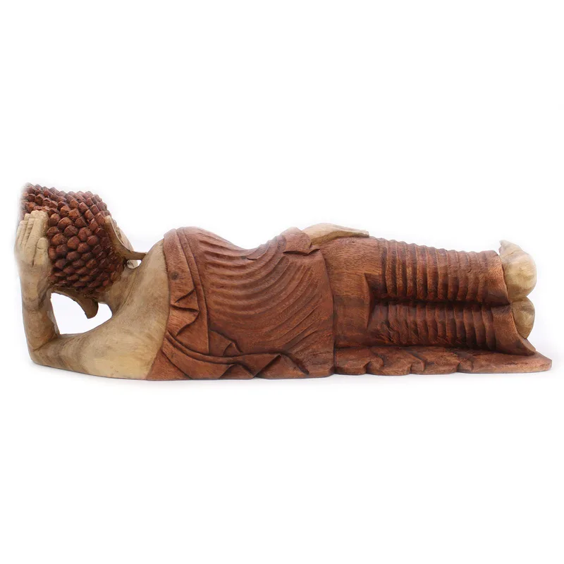 Hand Carved Buddha Statue 50cm Sleeping — foto 3