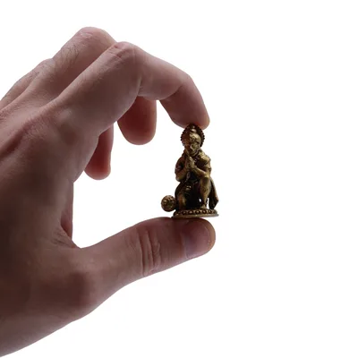 Brass Miniature Gods Hanuman 36mm — foto 2