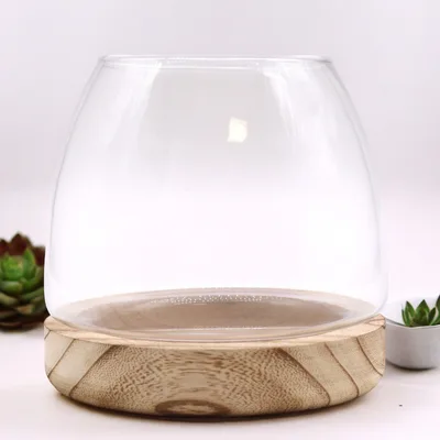 Medium Terarium on Naturale Tung Legno 15x15cm — foto 1