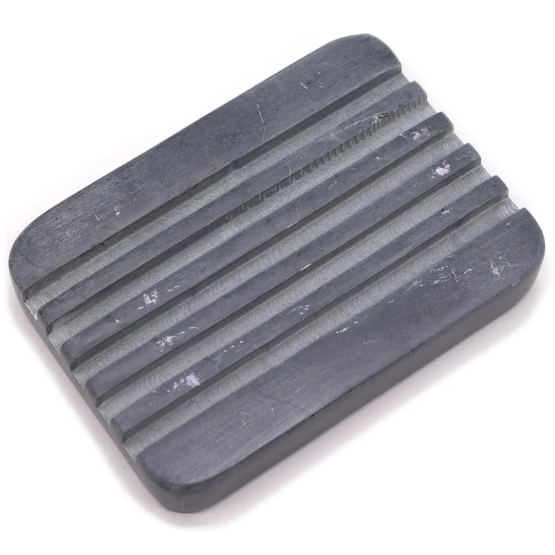 Grey Soapstone Sapone Dish 12x8.5cm - Heavey Ridges