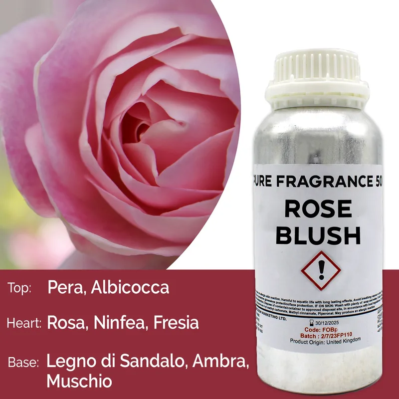 Rosa Blush Puro Profumo Olio 500ml — foto 4
