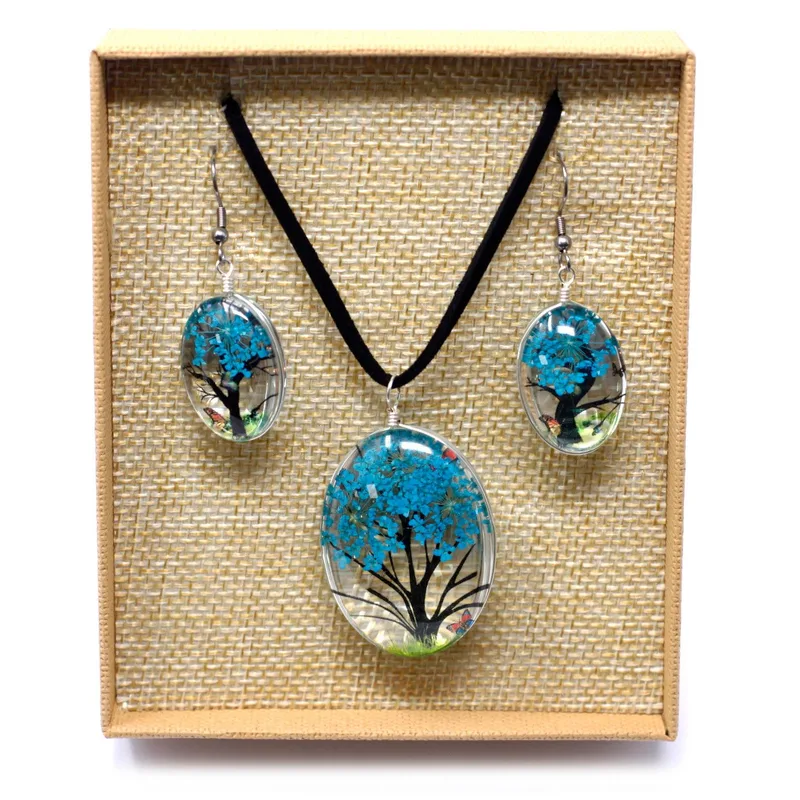 Pressed Fiori Albero of Life Set Teal — foto 3