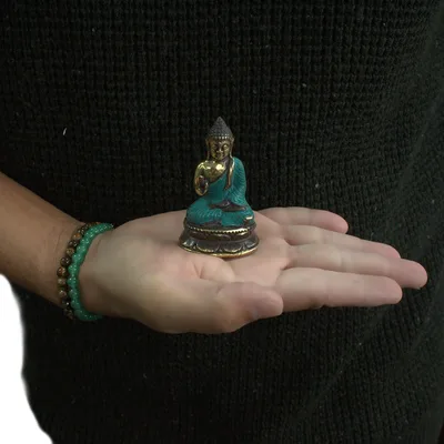 Mini Hand Up Sitting Buddha — foto 1