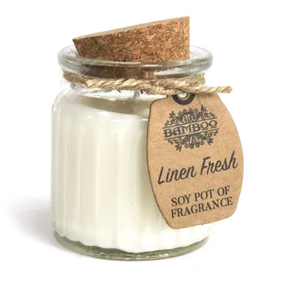 Linen Fresco Soy Pot of Profumo Candele